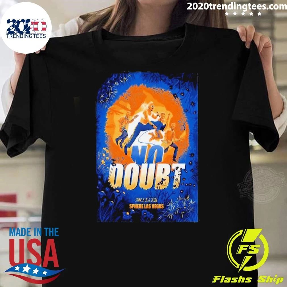 No Doubt June 3, 5, 6, 2026 Sphere Las Vegas Concert Shirt