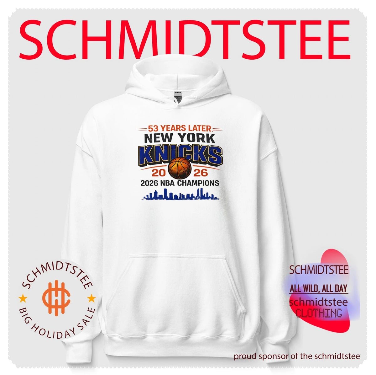 53 years later New York 2026 Champions Basketball shirt