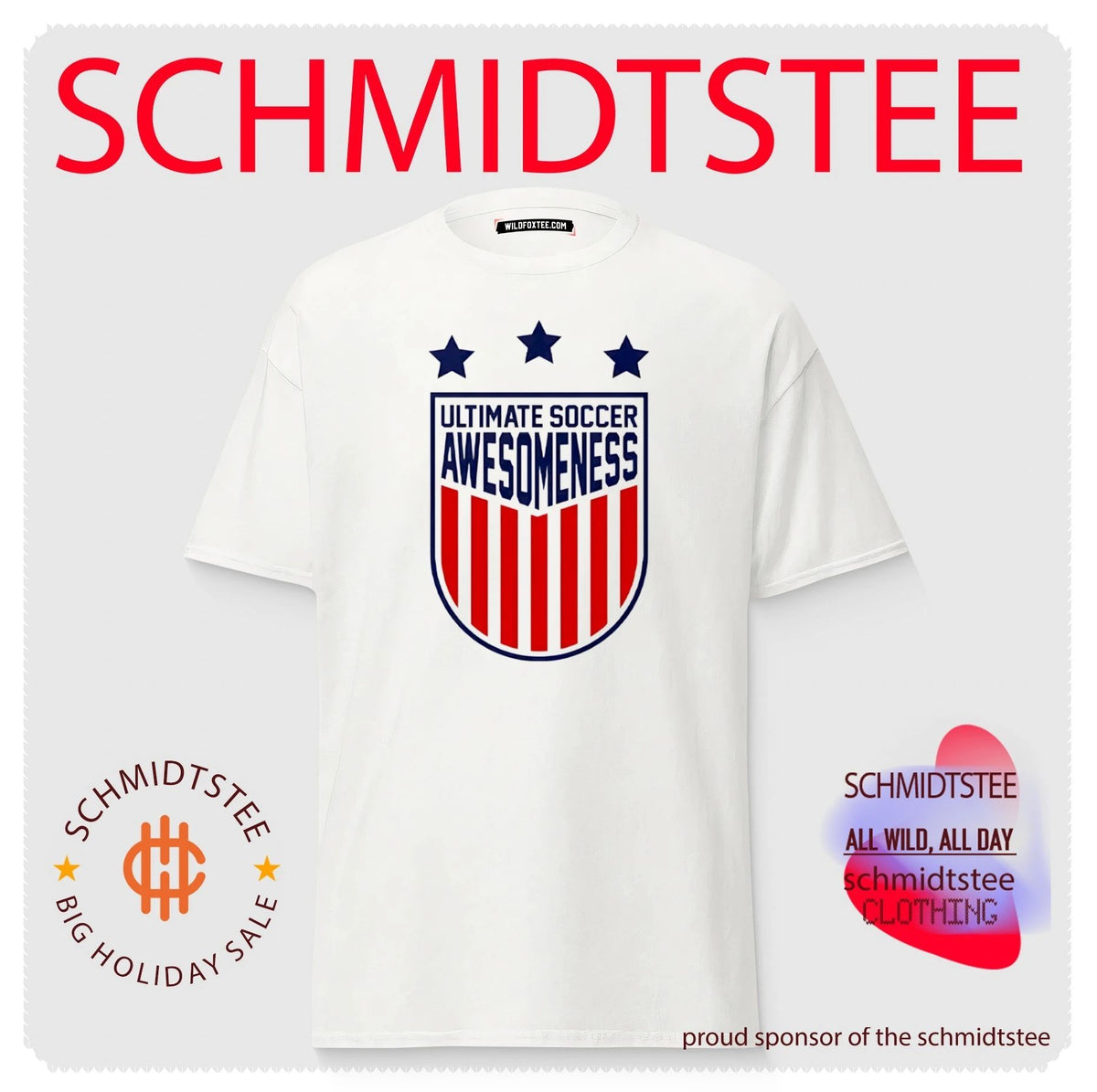 Ultimate Soccer Awesomeness 2026 logo shirt
