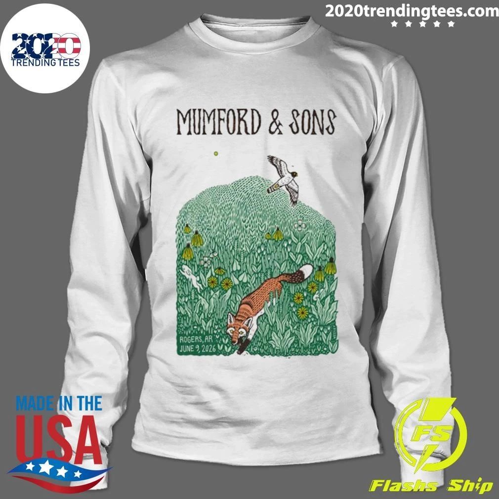 Mumford And Sons 6.9.2026 Rogers AR Tee Shirt