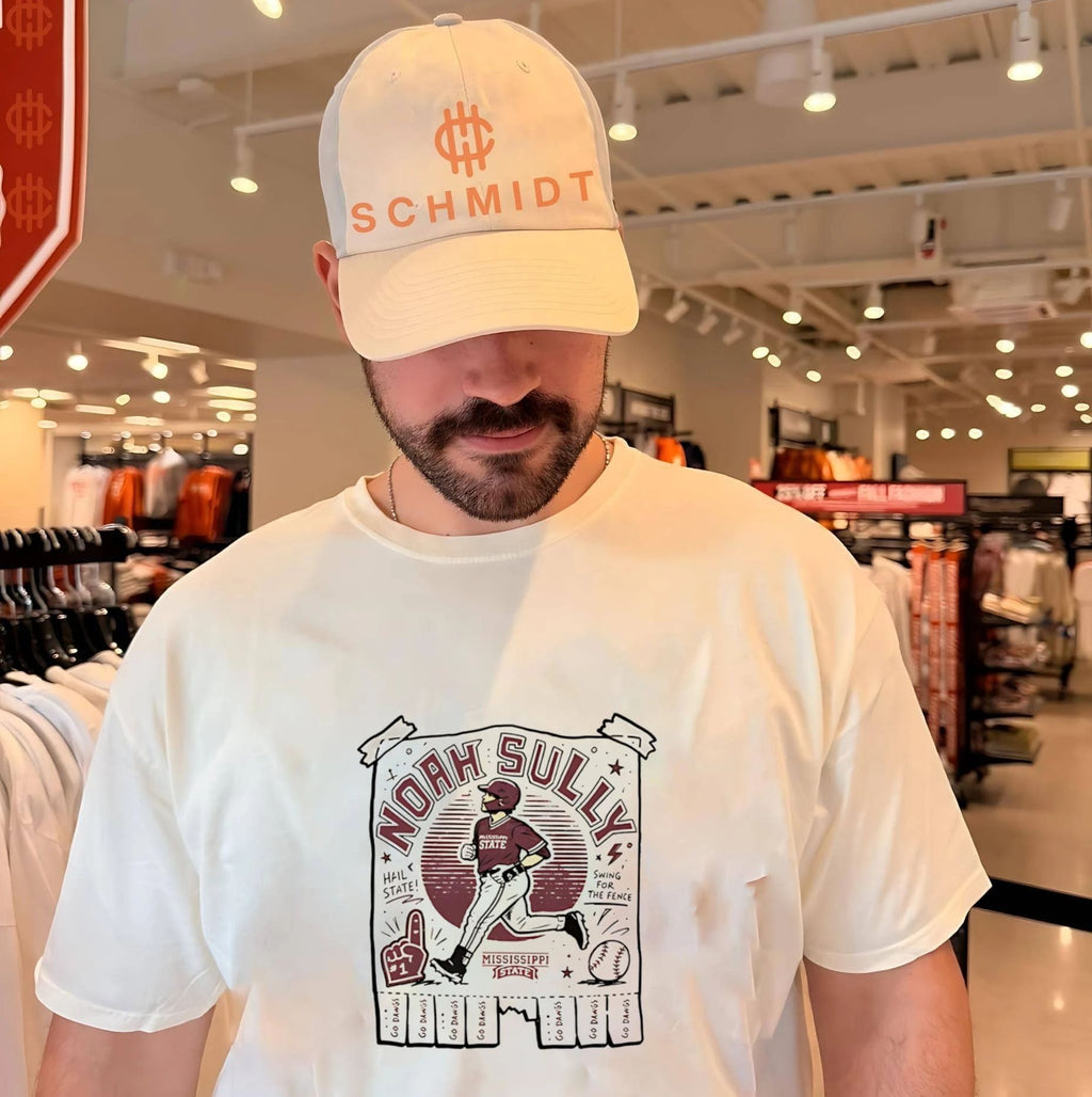 Noah Sullivan Mississippi State Baseball graphic shirt