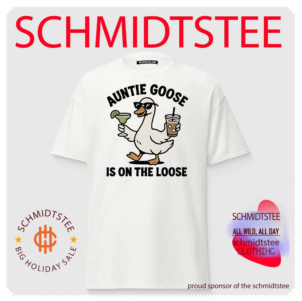 Auntie goose is on the loose cartoon goose shirt