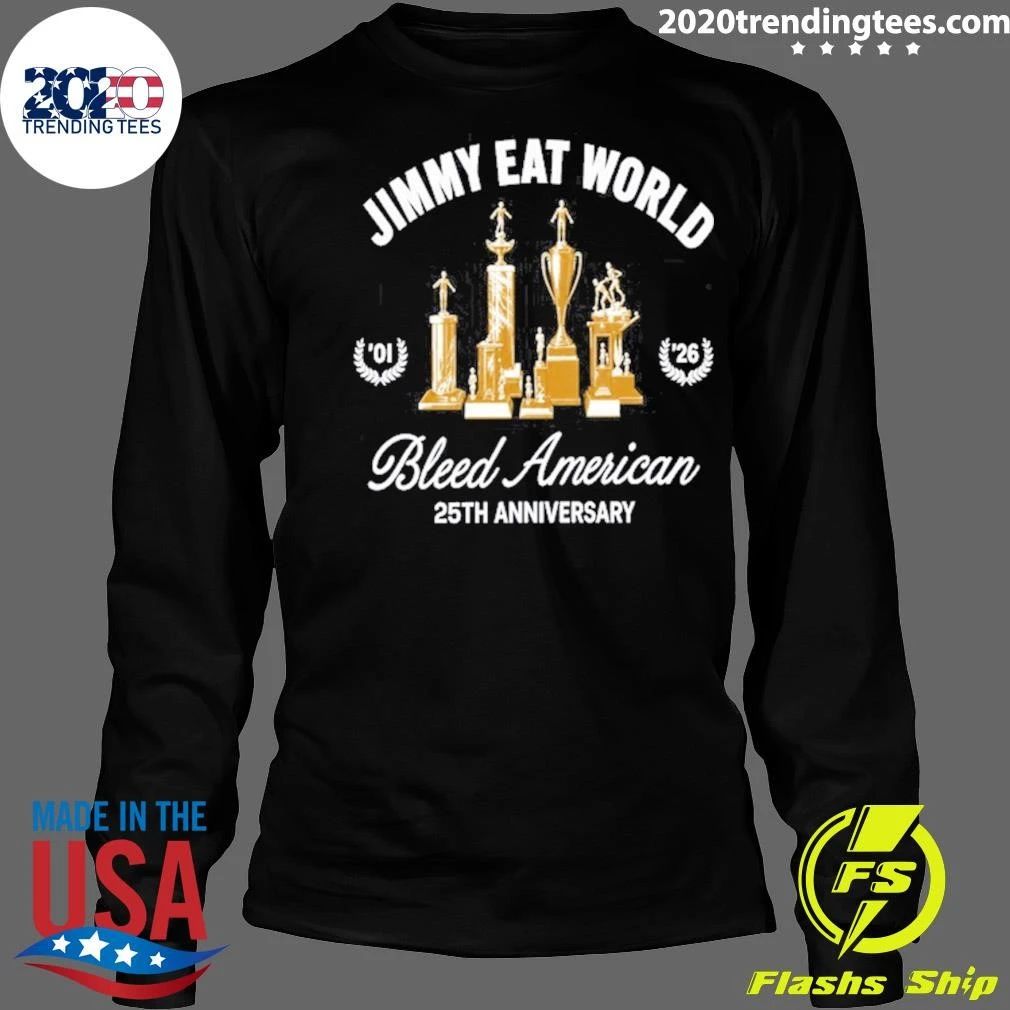 Funny Jimmy Eat World Morrison Bleed American 25th Anniversary 2026 Tee Shirt