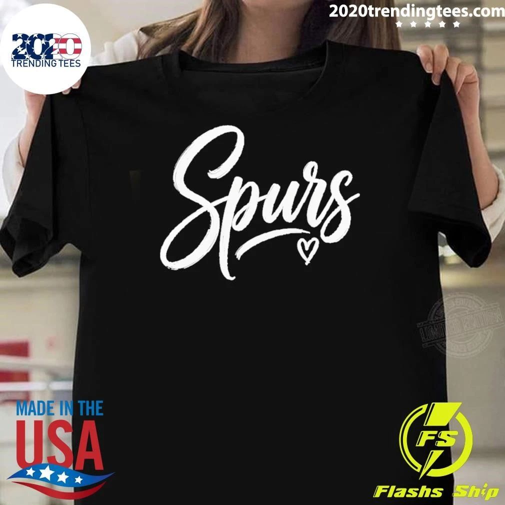 San Antonio Basketball Spurs Design Heart Shirt