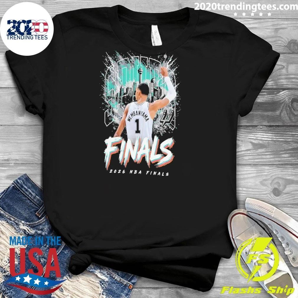 Victor Wembanyama San Antonio Spurs Outerstuff Youth 2026 NBA Finals City Shirt
