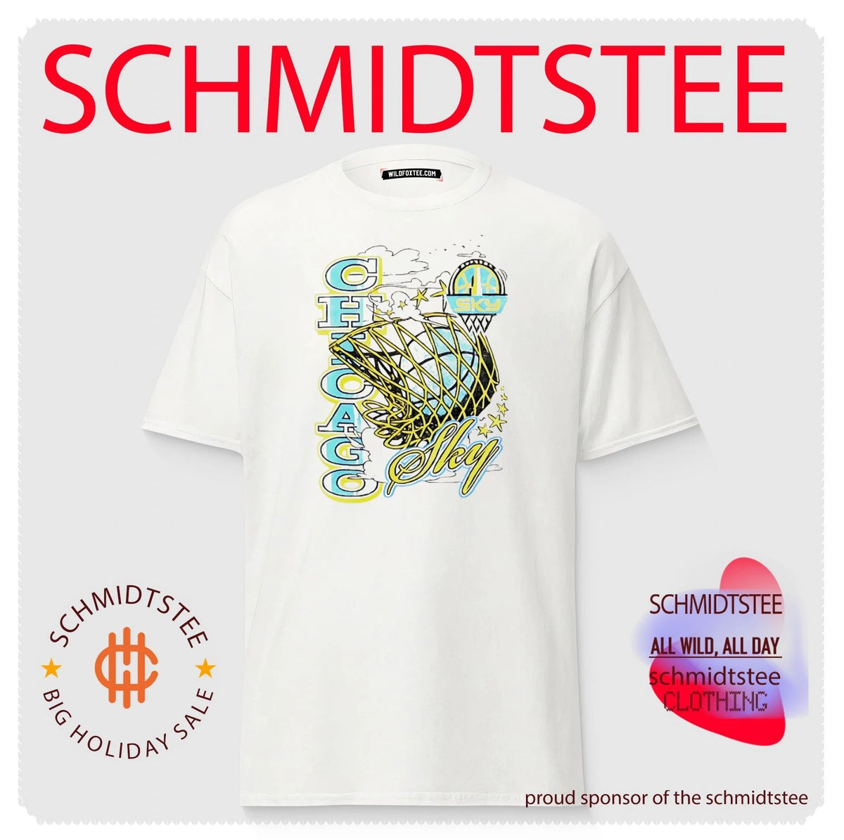Chicago sky picture collage shirt