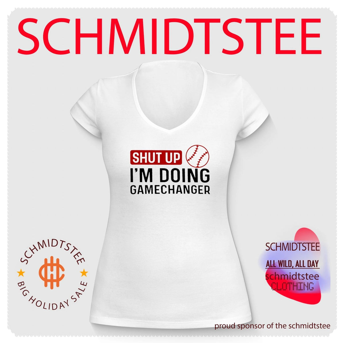 Shut Up I’m Doing GameChanger baseball softball shirt