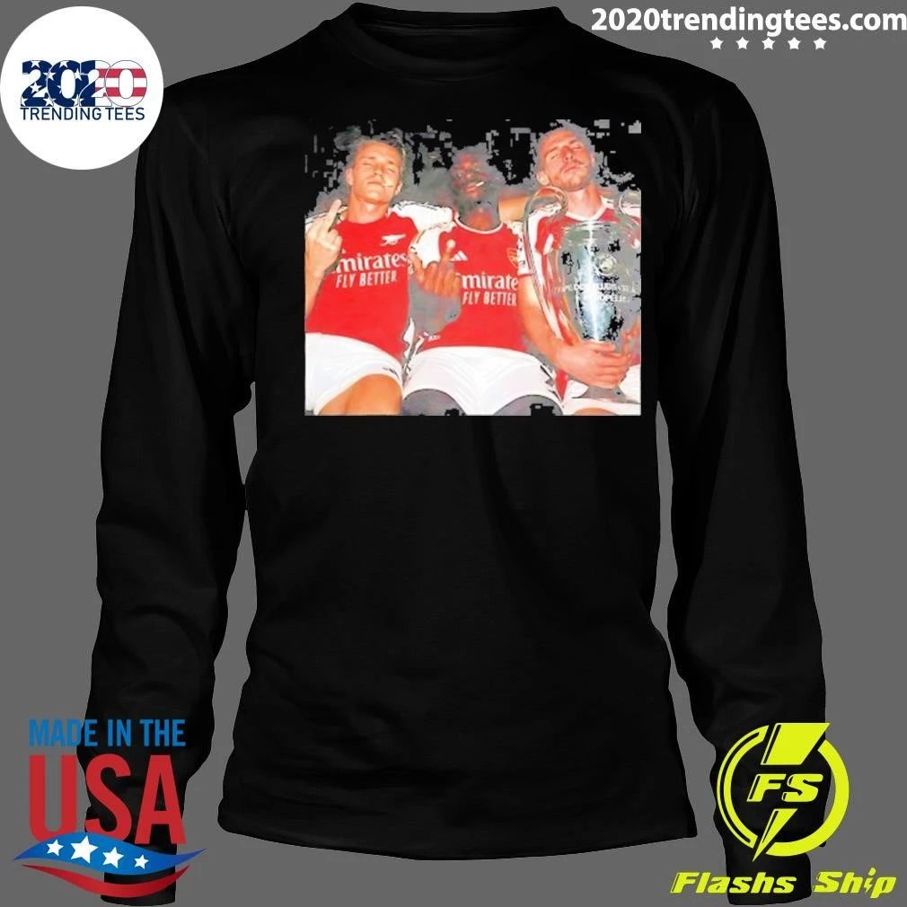 Arsenal Soccer The Middle Finger Gesture 3 Shirt
