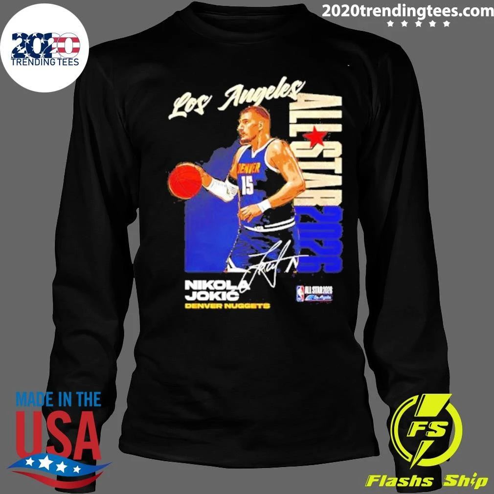 Los Angeles Nikola Jokic Denver Nuggets 2026 NBA All-Star Signature Shirt