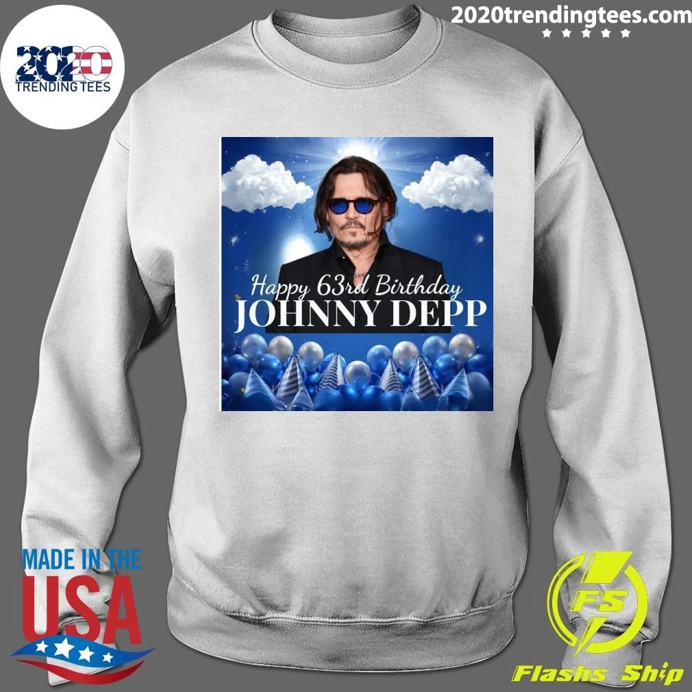 Happy 63rd Birthday Johnny Depp Shirt
