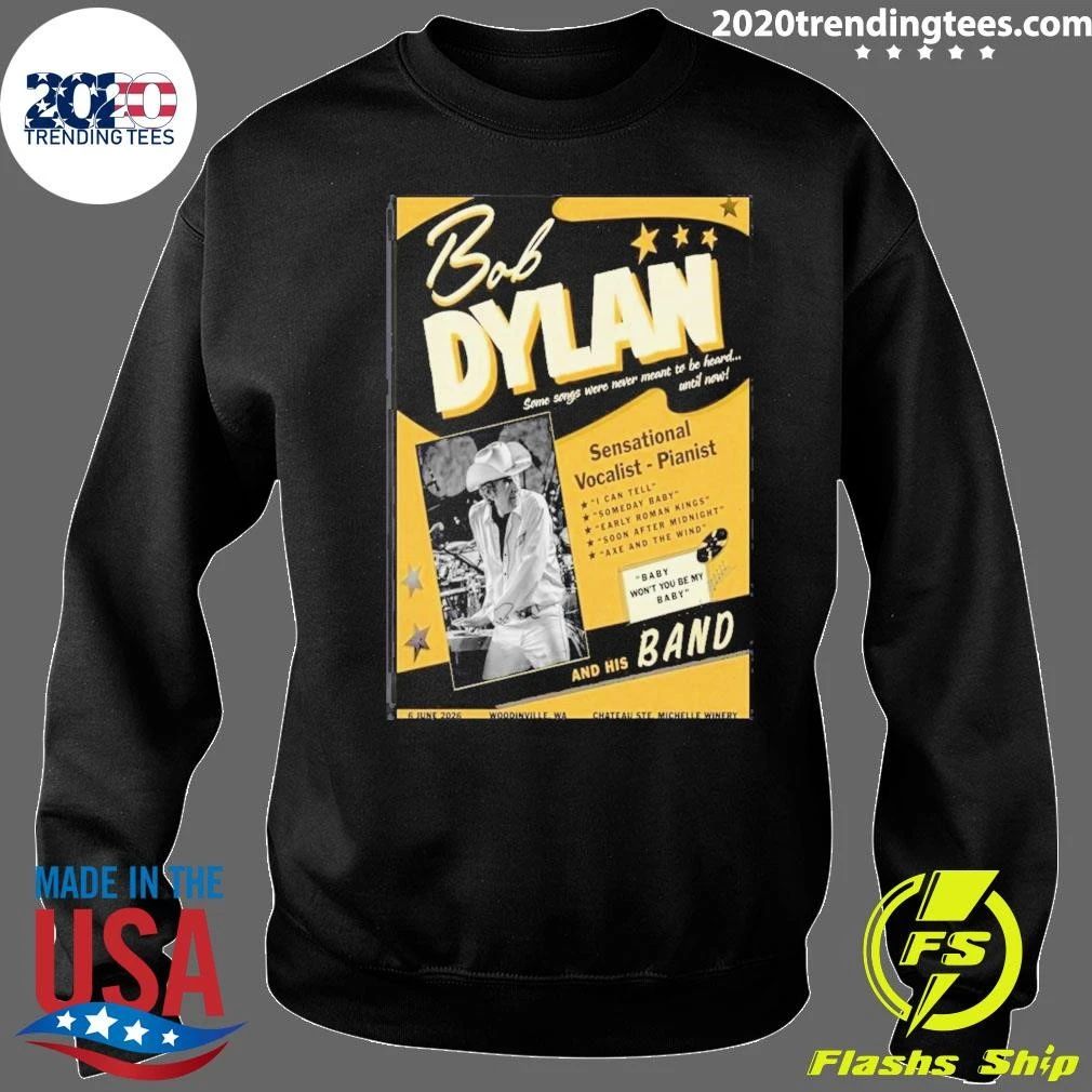 Bob Dylan Chateau Ste Concert June 6 2026 Poster Shirt