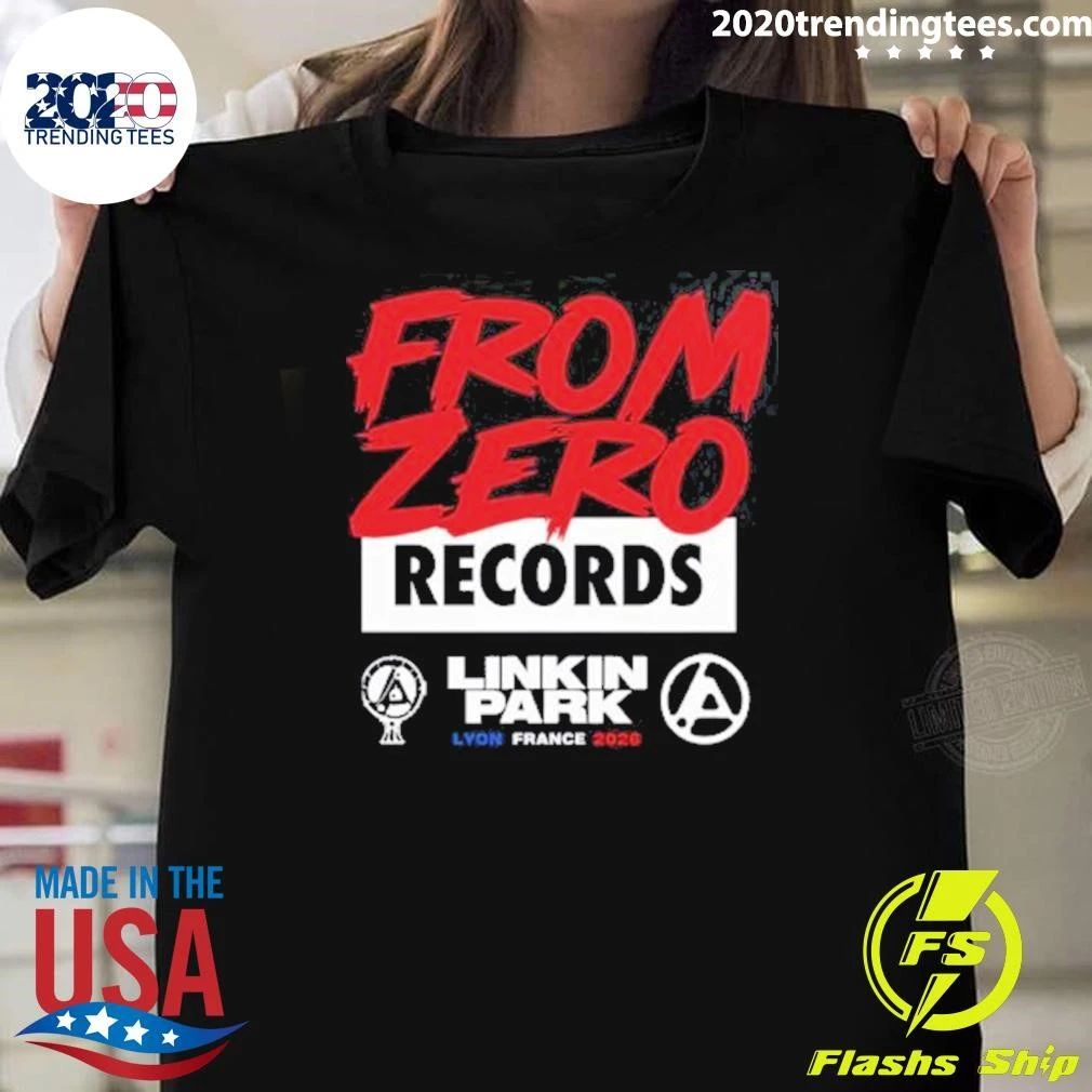 Linkin Park From Zero Records Lyon France 2026 Shirt