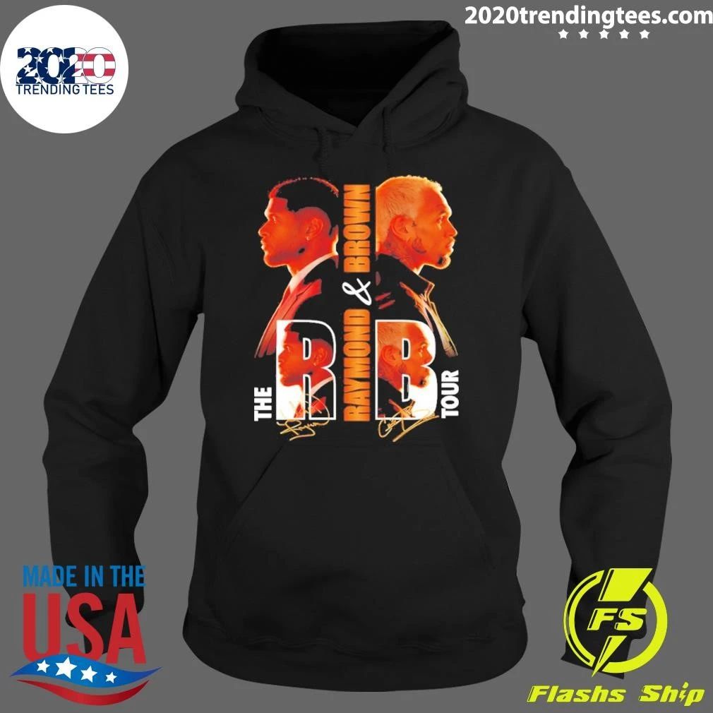 Usher And Chris Brown Raymond And Brown The R B Tour Concert Signatures Shirt