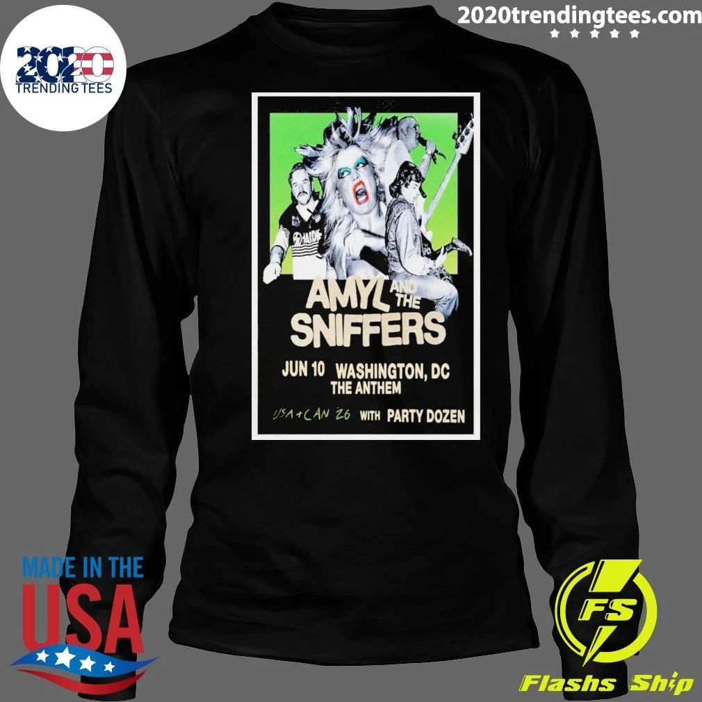 Amyl and the Sniffers The Anthem June 10 2026 Washington, DC Shirt