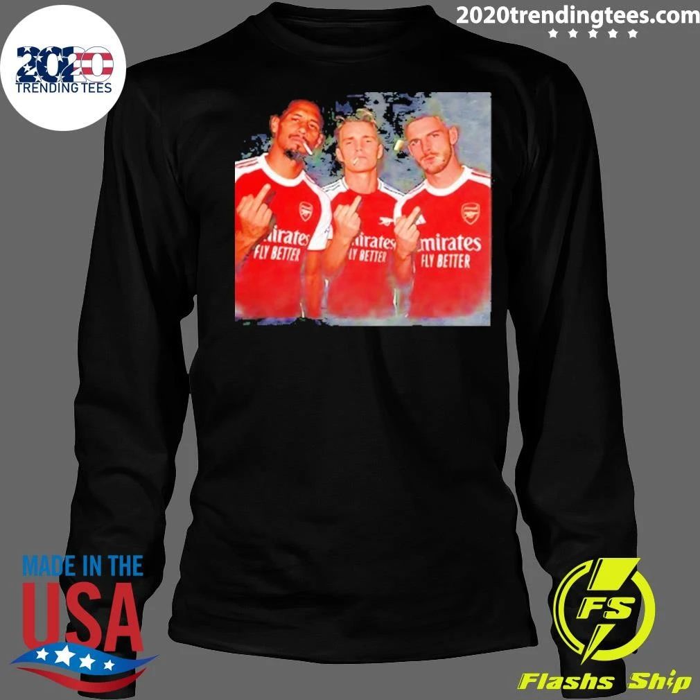 Arsenal Soccer The Middle Finger Gesture 8 Shirt