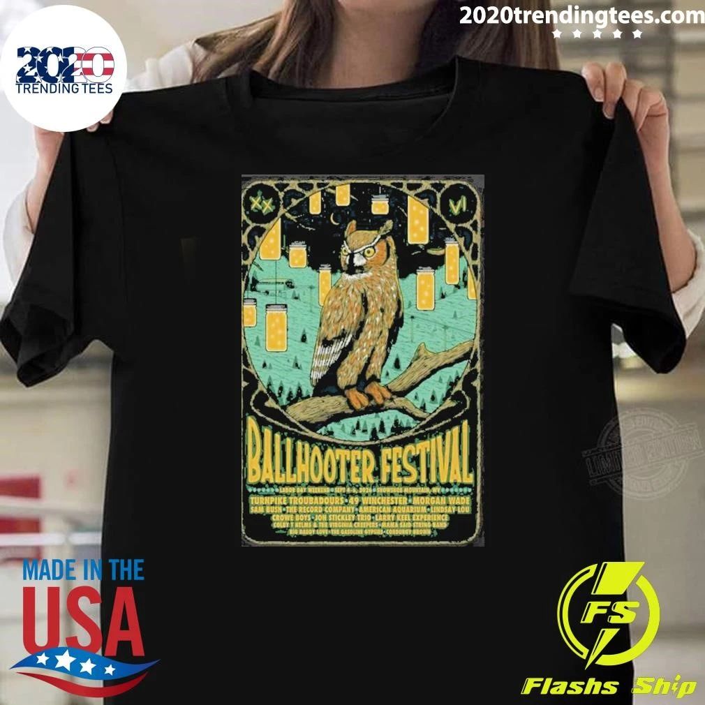 Ballhooter Festival September 4-6 2026 Snowshoe Mountain In West Virginia Poster Shirt