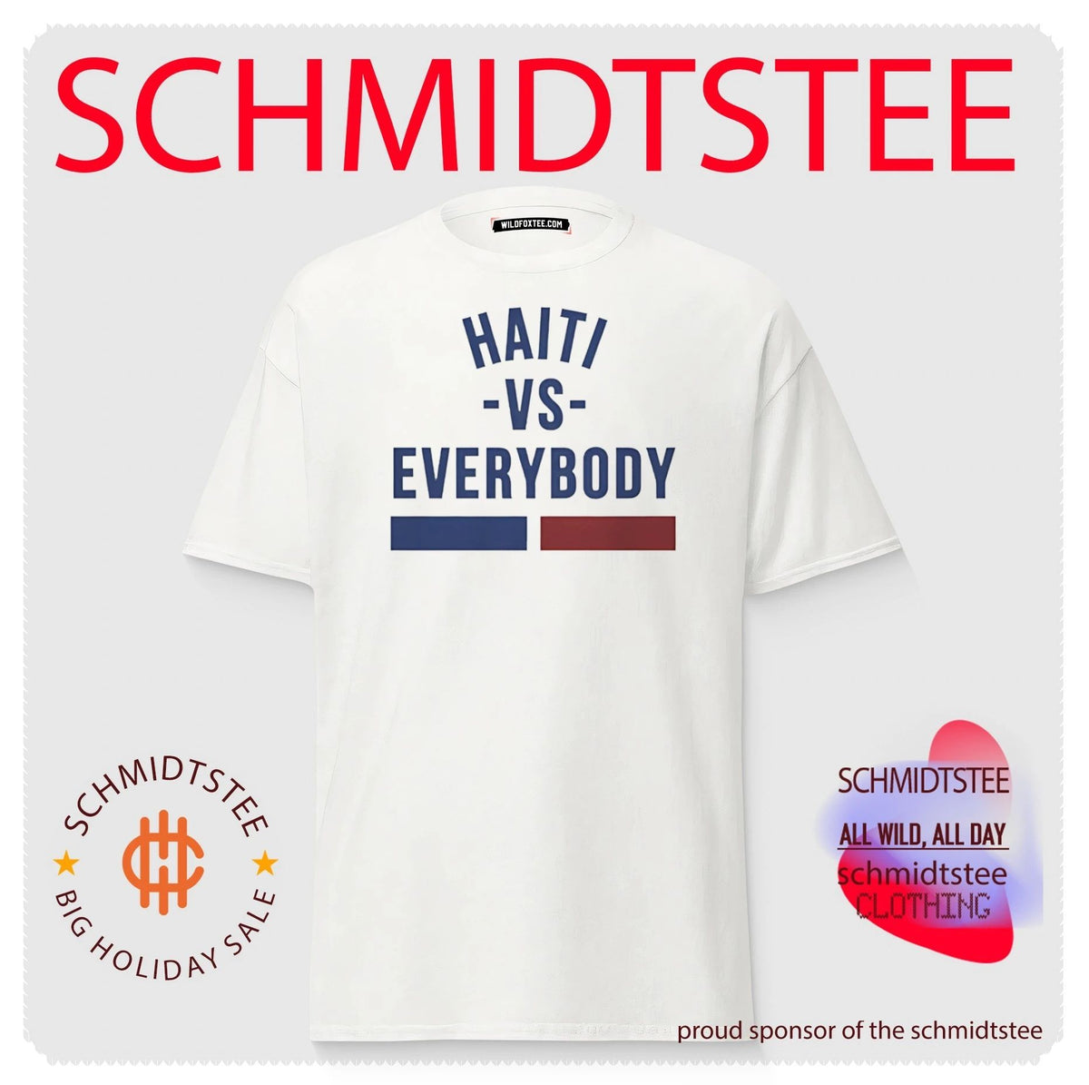 Haiti vs Everybody Haitian Flag shirt