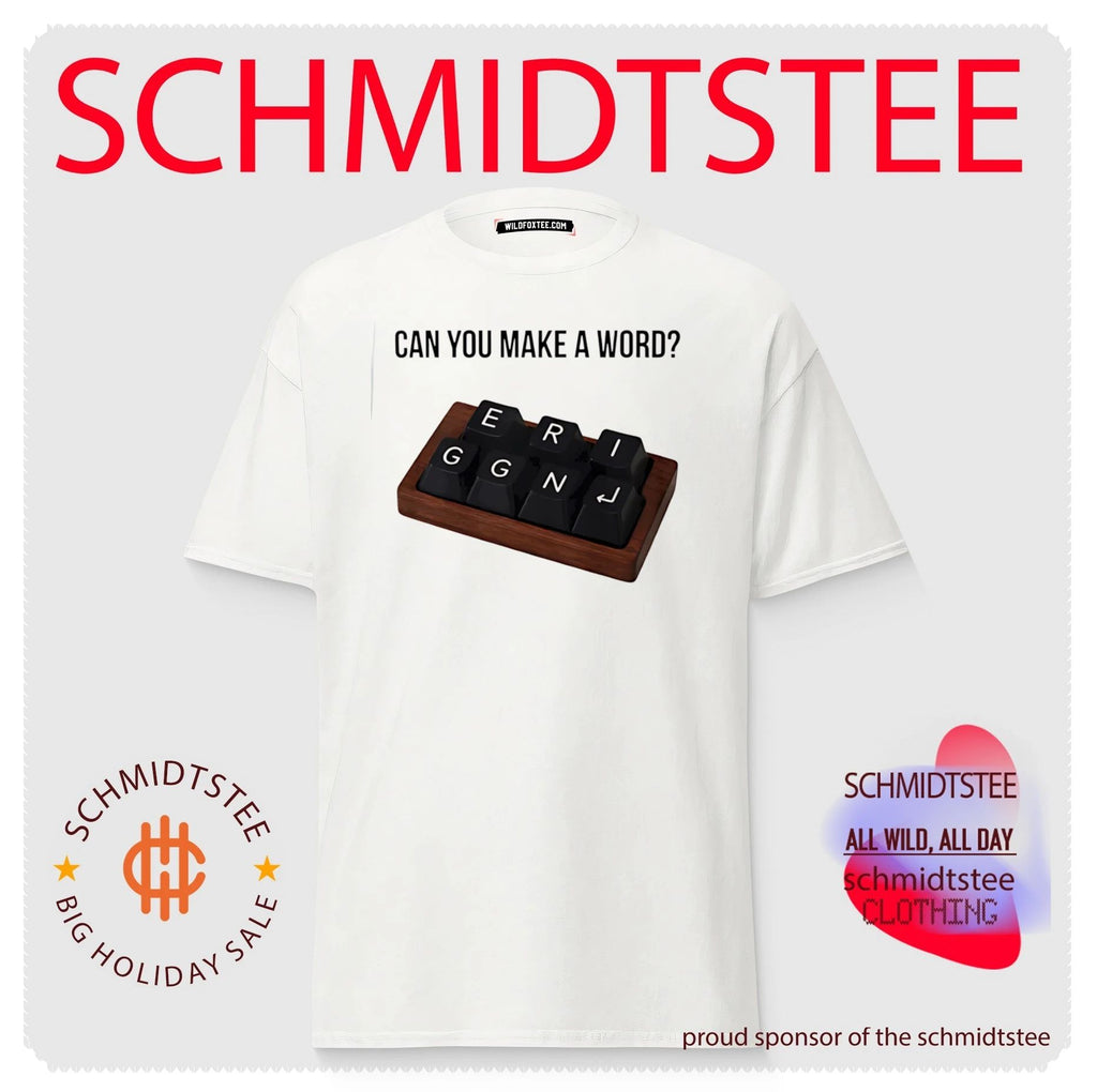 Can you make a word graphic shirt
