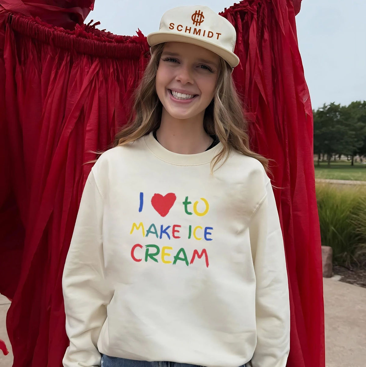 I Love to Make Ice Cream dessert baking shirt