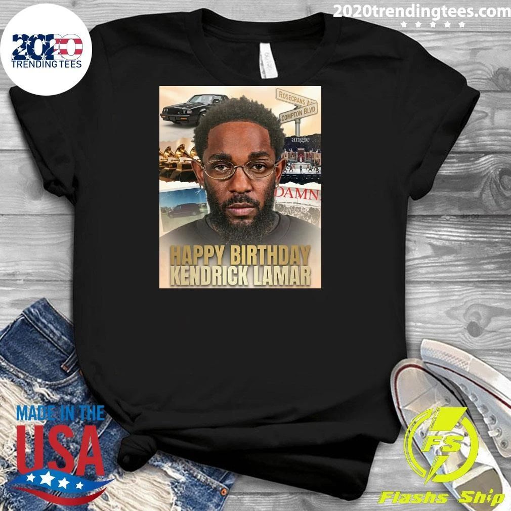 Happy 39th Birthday Kendrick Lamar Shirt