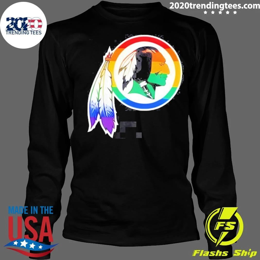 Washington Commanders Rainbow Color Palette Print Shirt