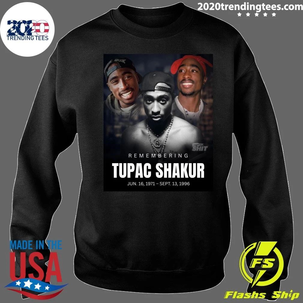 Remembering Tupac Shakur 1971–1996 Vintage Memorial Tribute Shirt