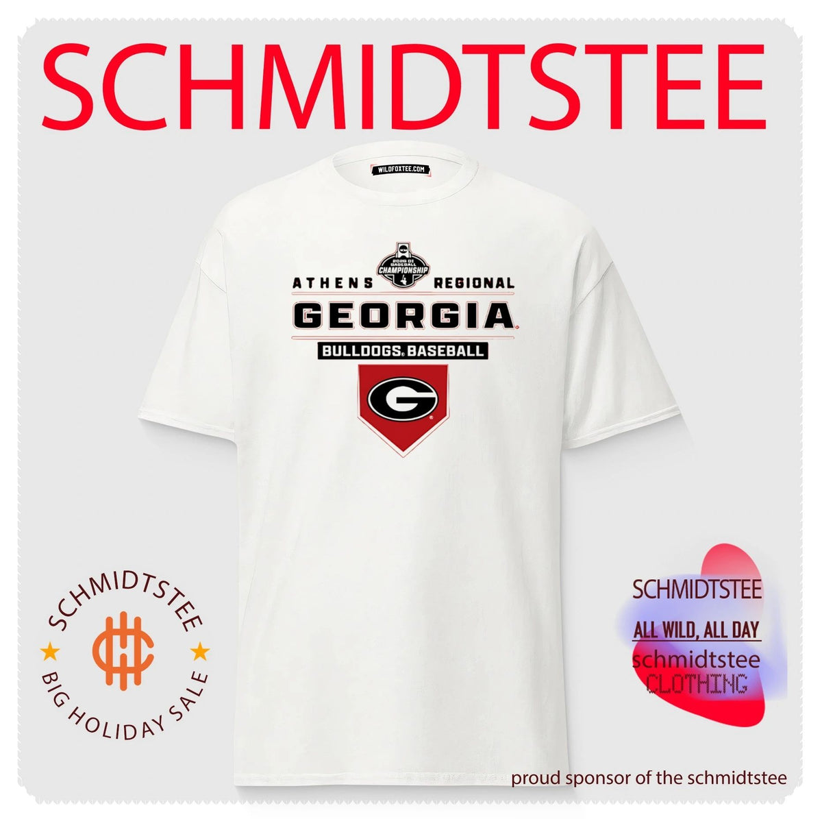 Georgia Baseball 2026 Regional Bound shirt