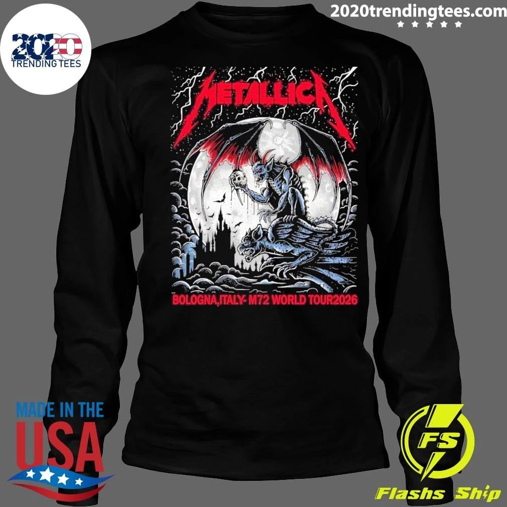 Metallica Keith Stanley Gargoyle Bologna 2026 Shirt