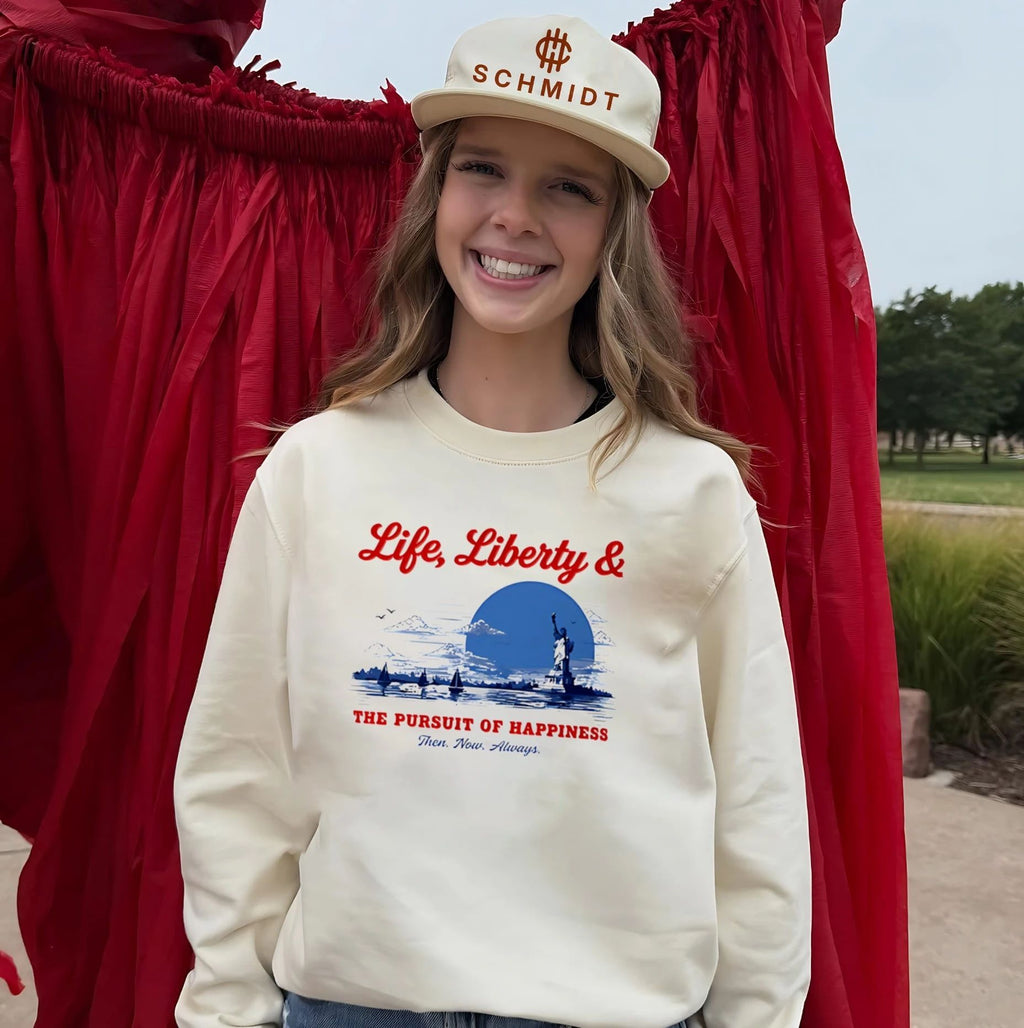 Life Liberty and The Pursuit of Happiness Then Now Always shirt