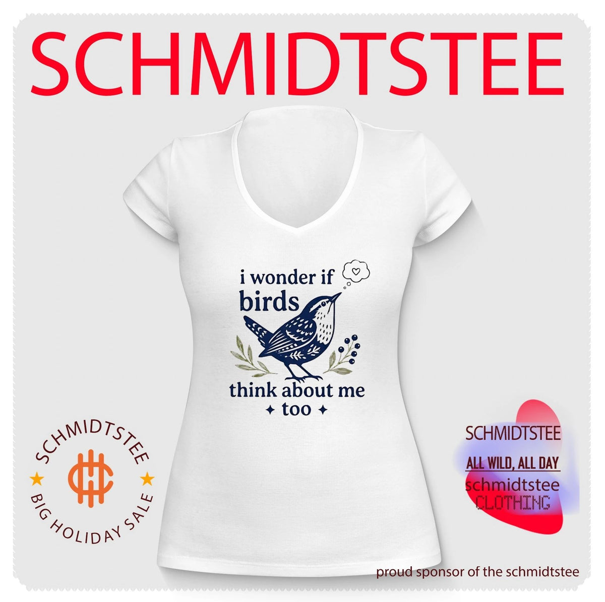 I Wonder if Birds Think About Me Too bird lover shirt