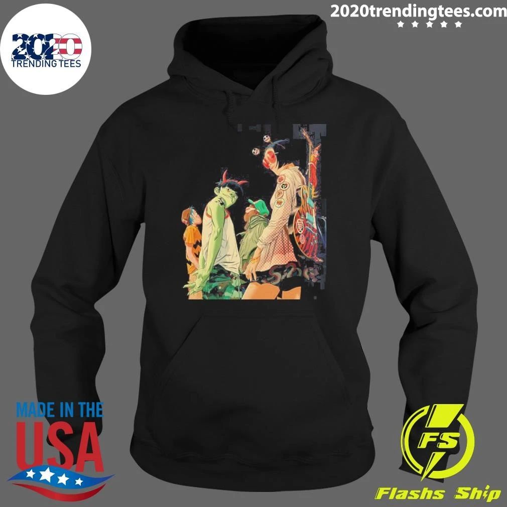 Gorillaz Tottenham London On 20 June 2026 Jumbo Band Portrait Art Shirt