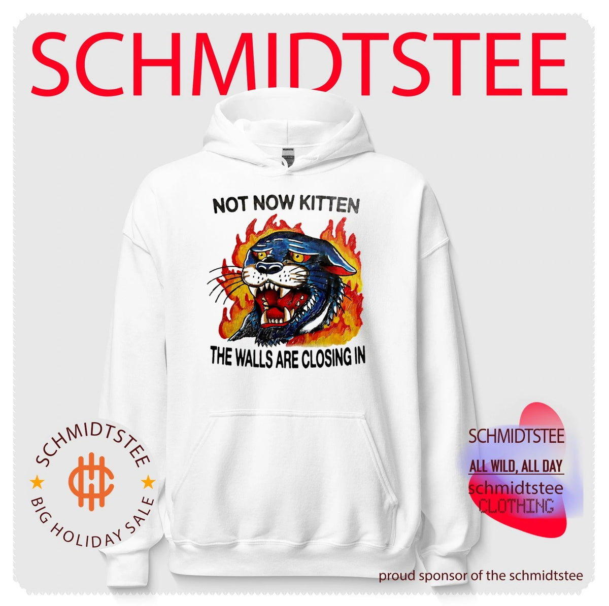 Not now kitten the walls are closing in shirt