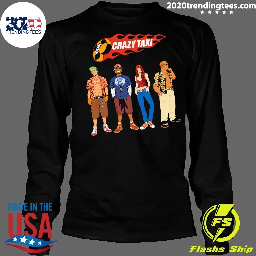 Crazy Taxi Classic Characters Retro Gaming Shirt