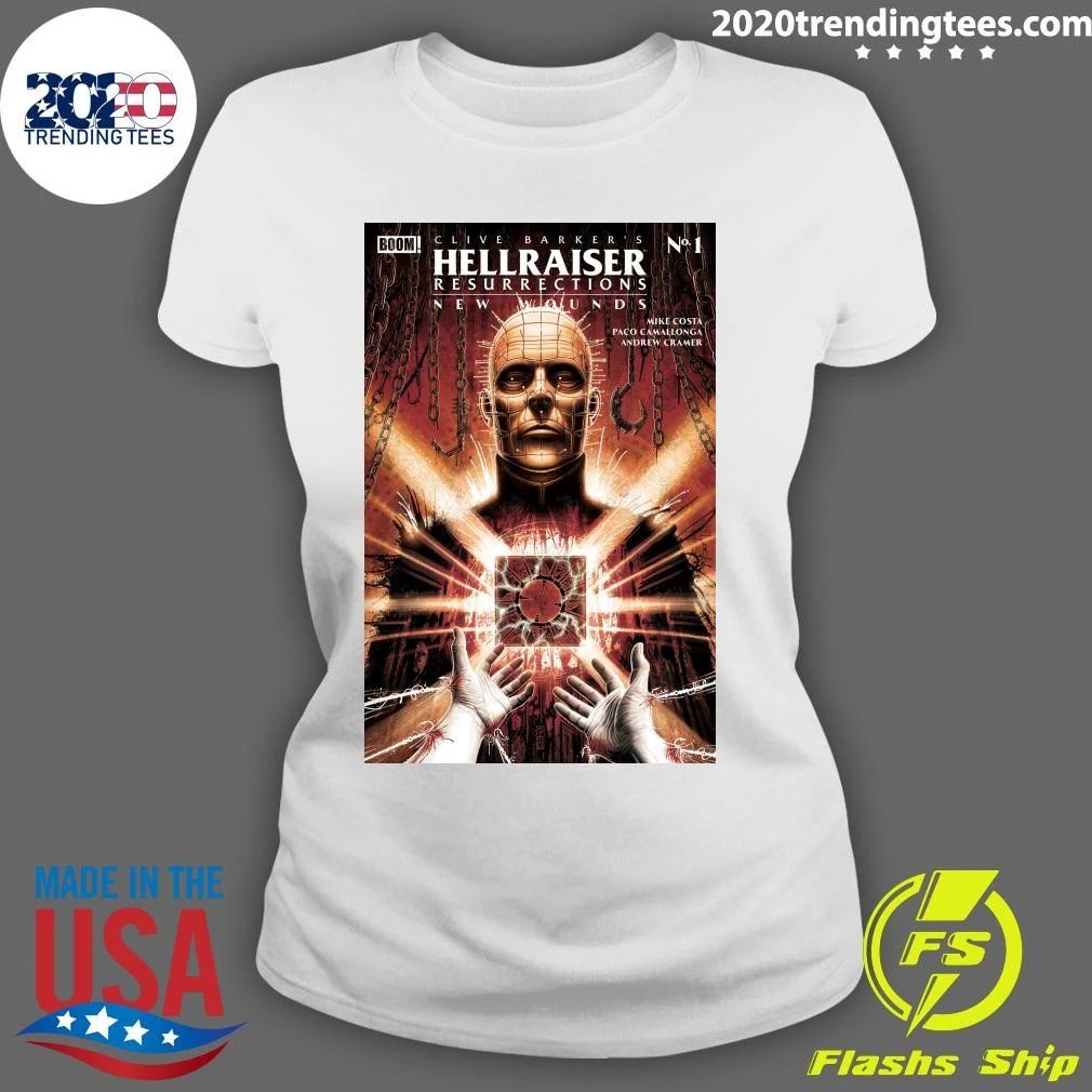 Boom Clive Barker’s Hellraiser Resurrections New Wounds Mike Costa Paco Camallonga Andrew Cramer Shirt