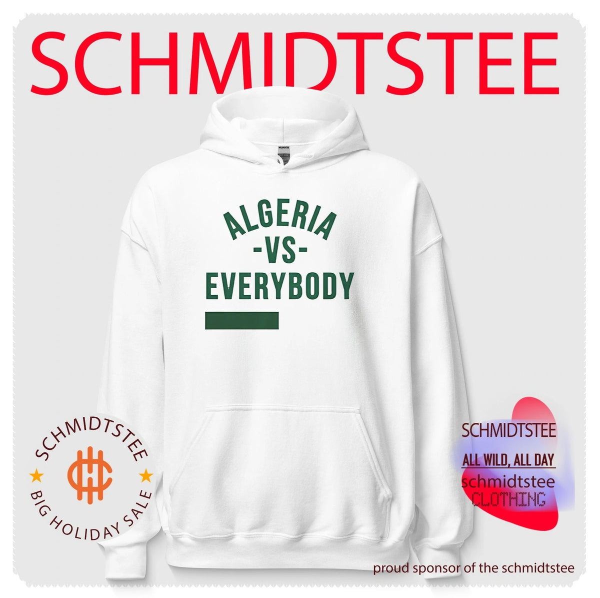 Algeria vs Everybody Algerian Pride Nationalism shirt