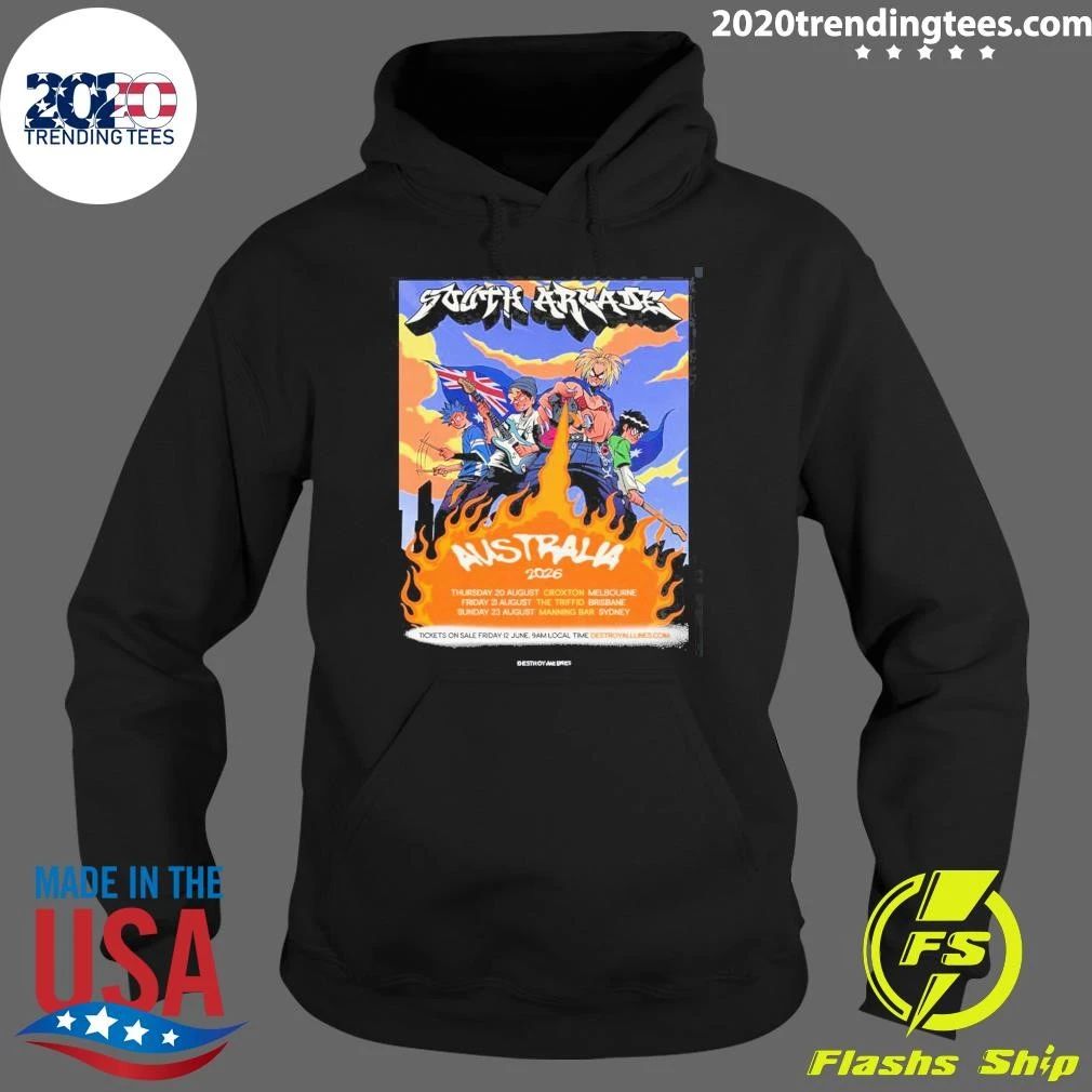 South Arcade Australia 2026 Tour Shirt