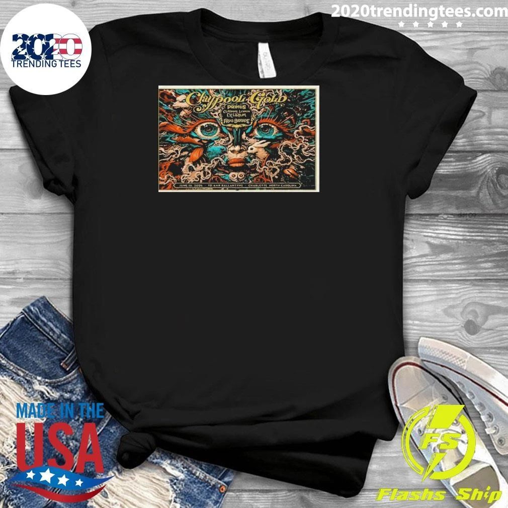 Primus In Charlotte Nc On June 16 2026 Tour Poster Shirt
