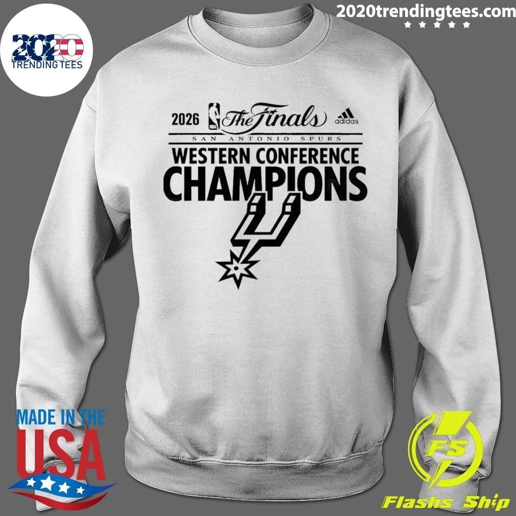 2026 San Antonio Spurs Western Conference Champions white Shirt