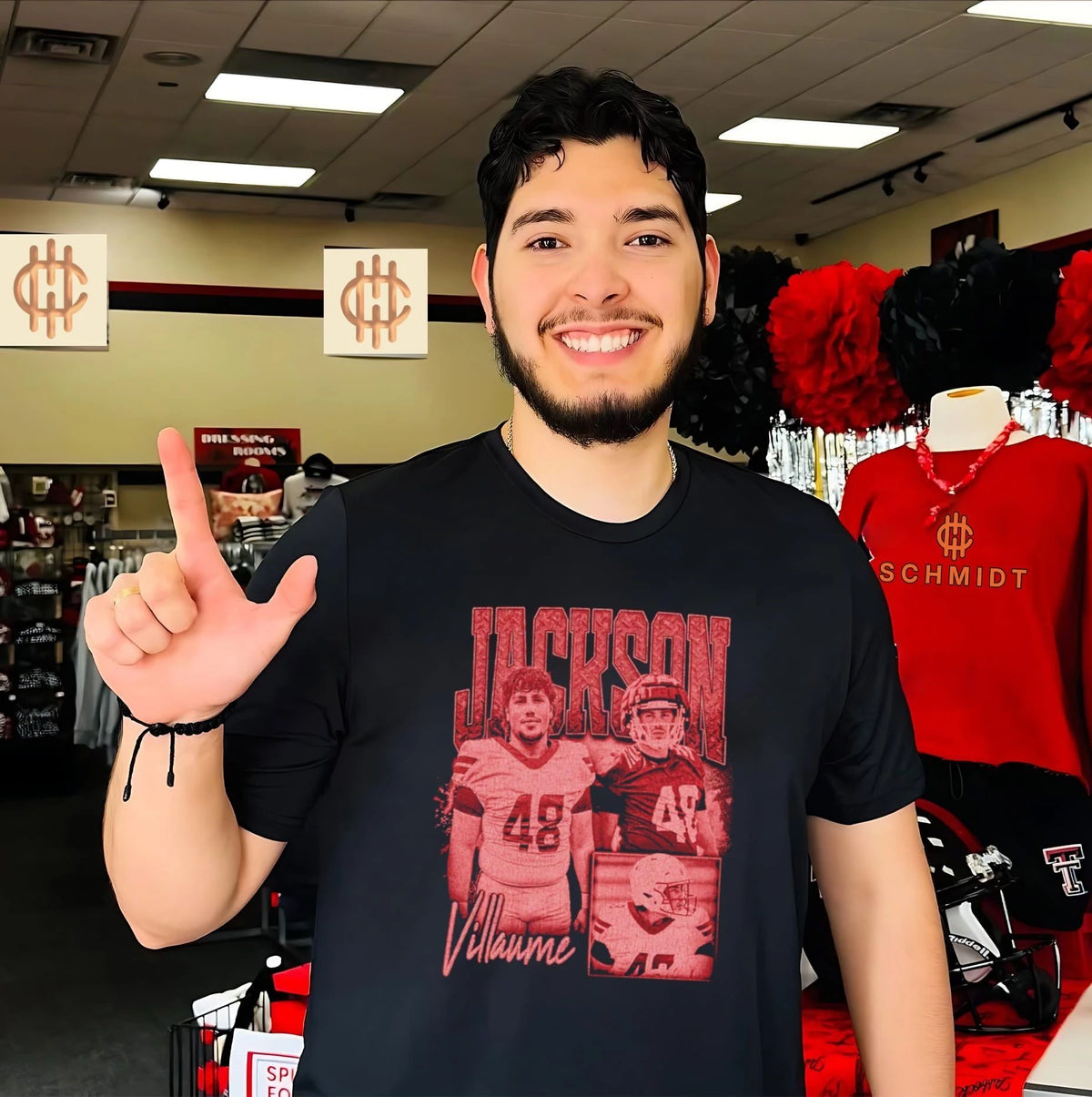 Jackson Villaume Football Player Tribute shirt