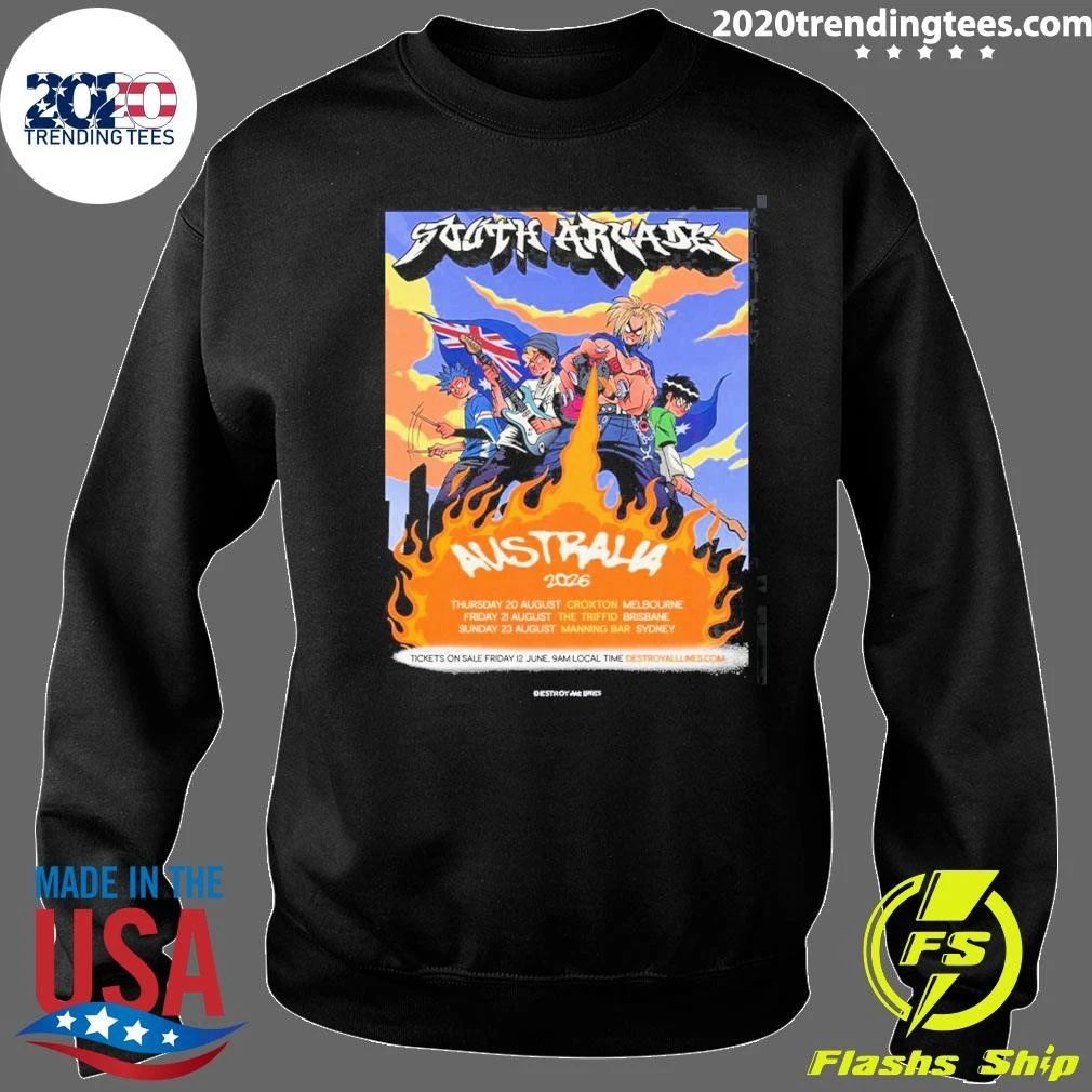 South Arcade Australia 2026 Tour Shirt