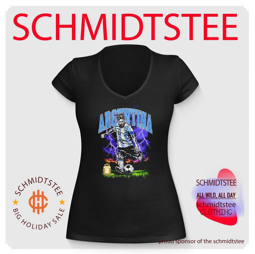 Argentina World Cup skeleton soccer player vintage shirt