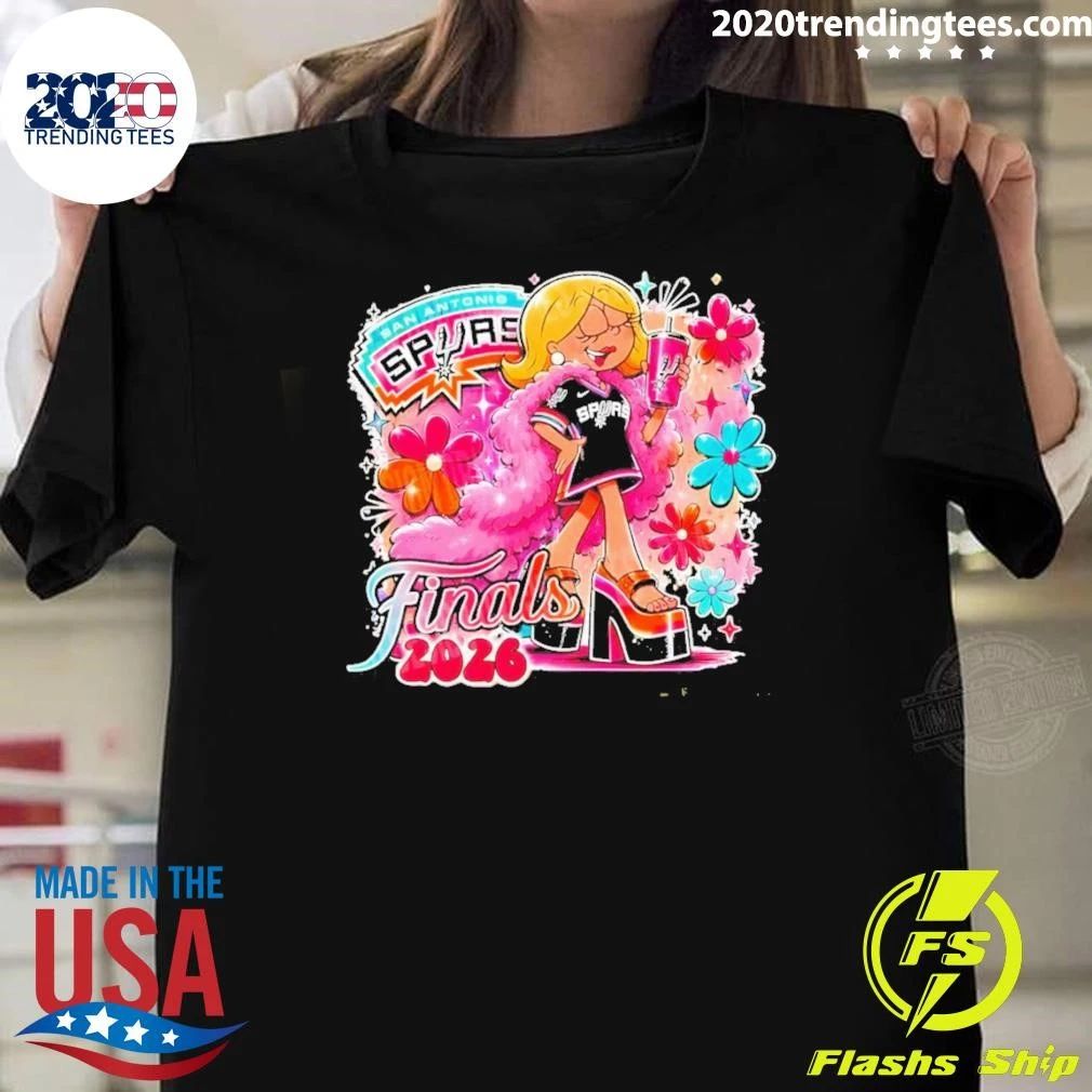 Lizzie Mcguire San Antonio Spurs Basketball Finals 2026 Graffiti Shirt