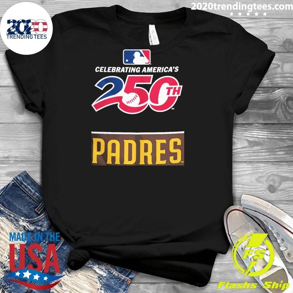 San Diego Padres Celebrating America’s 250th Padres Garden Flag Shirt