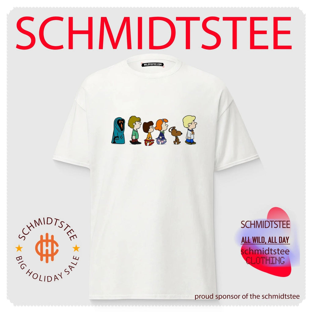 The Mysterious Gang Scooby-Doo features Peanuts shirt