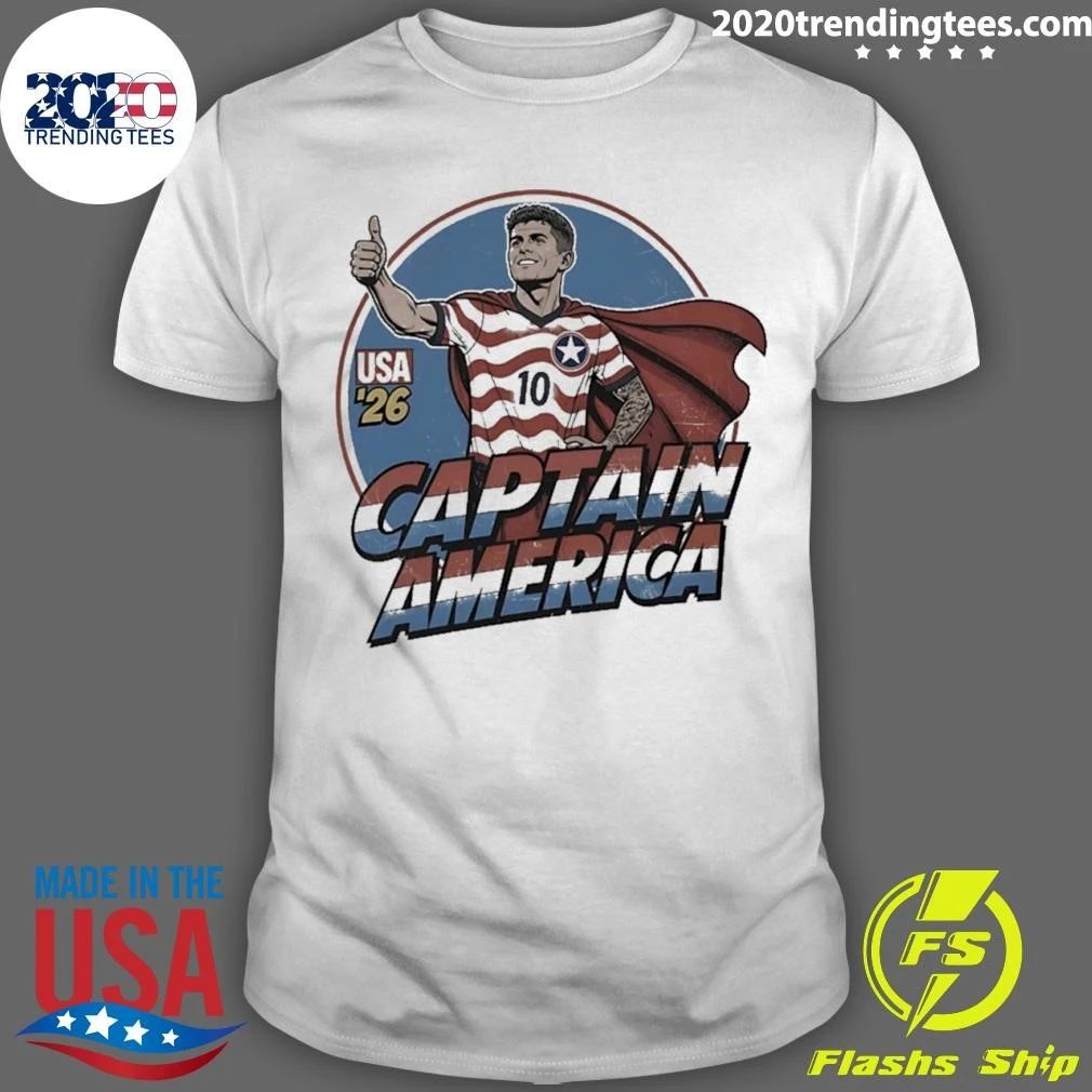 Christian Pulisic Captain America Usa ’26 Shirt