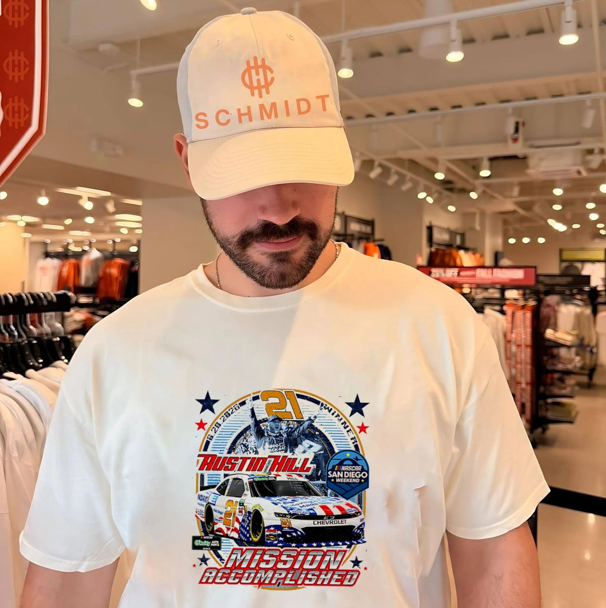 Austin Hill 2026 NASCAR San Diego Weekend Winner Mission Accomplished shirt