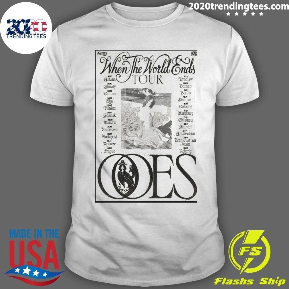 Ooes World Tour 2026 Poster Shirt
