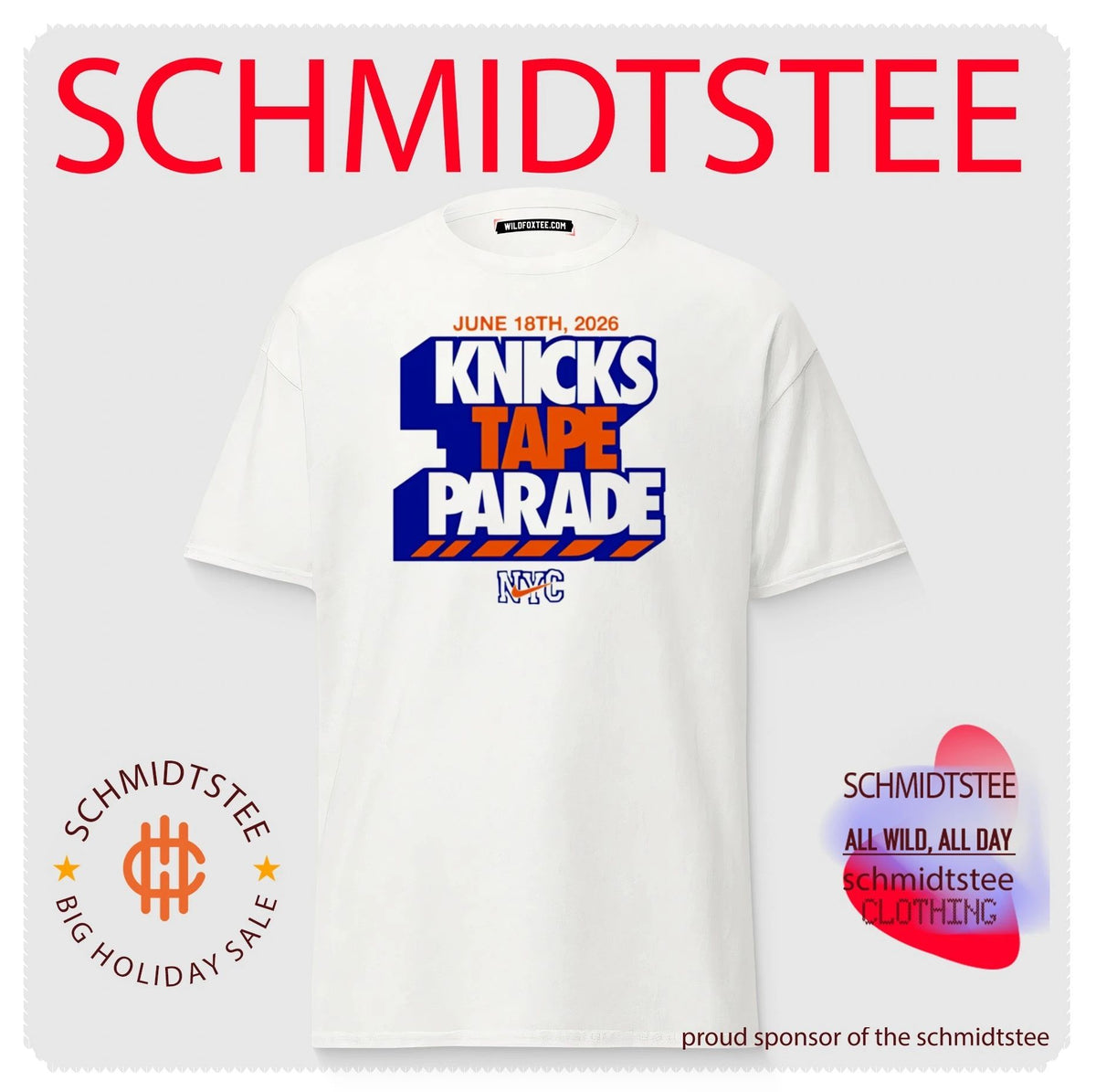 Knicks Tape Parade June 18th 2026 NYC NBA shirt
