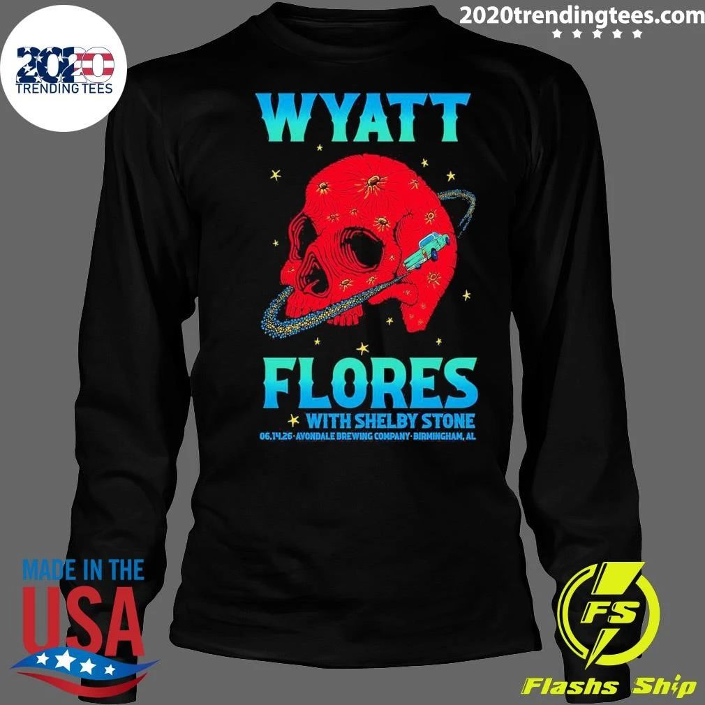 Wyatt Flores In Birmingham AL On June 14 2026 Tour Shirt
