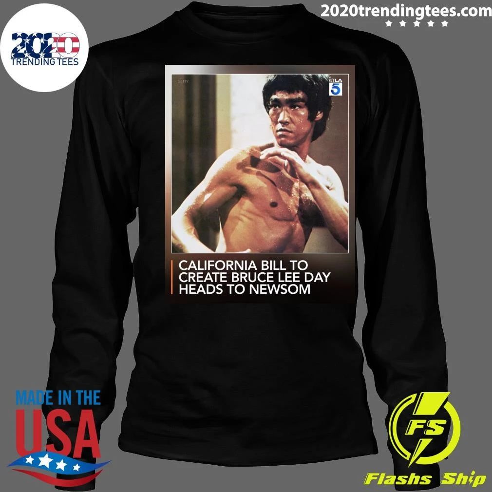 California Bill To Create Bruce Lee Day Heads To Newsom Shirt